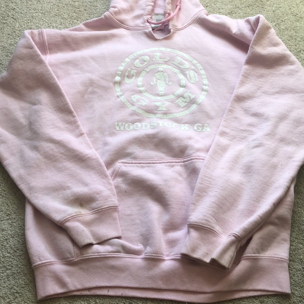 Golds Gym GA Pink Hoodie - Picture 3 of 6